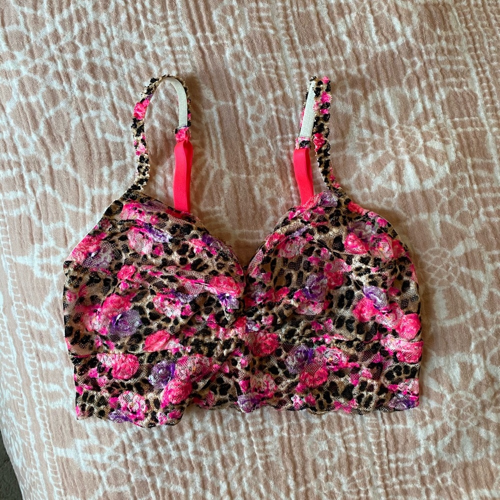 • VS Pink • Floral Bralette
